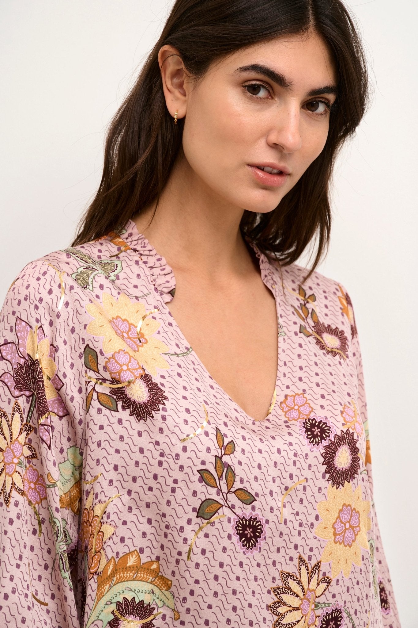 Tamo blouse by Culture - pale mauve - Blue Sky Fashions & Lingerie