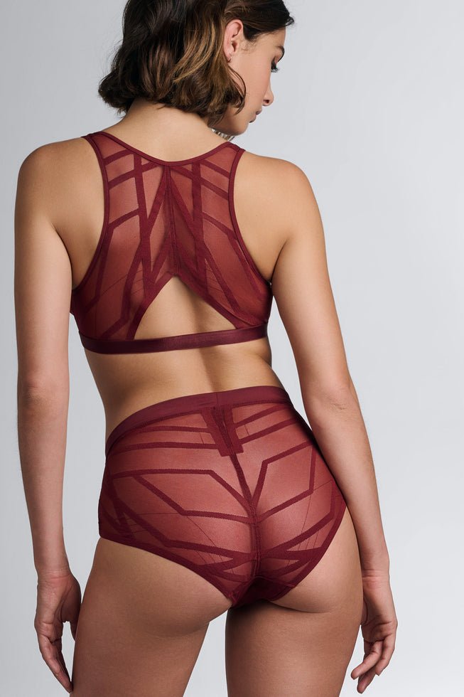 The illusionist - bralette | cabernet red - Blue Sky Clothing & Lingerie