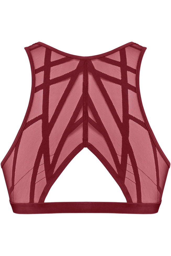 The illusionist - bralette | cabernet red - Blue Sky Clothing & Lingerie