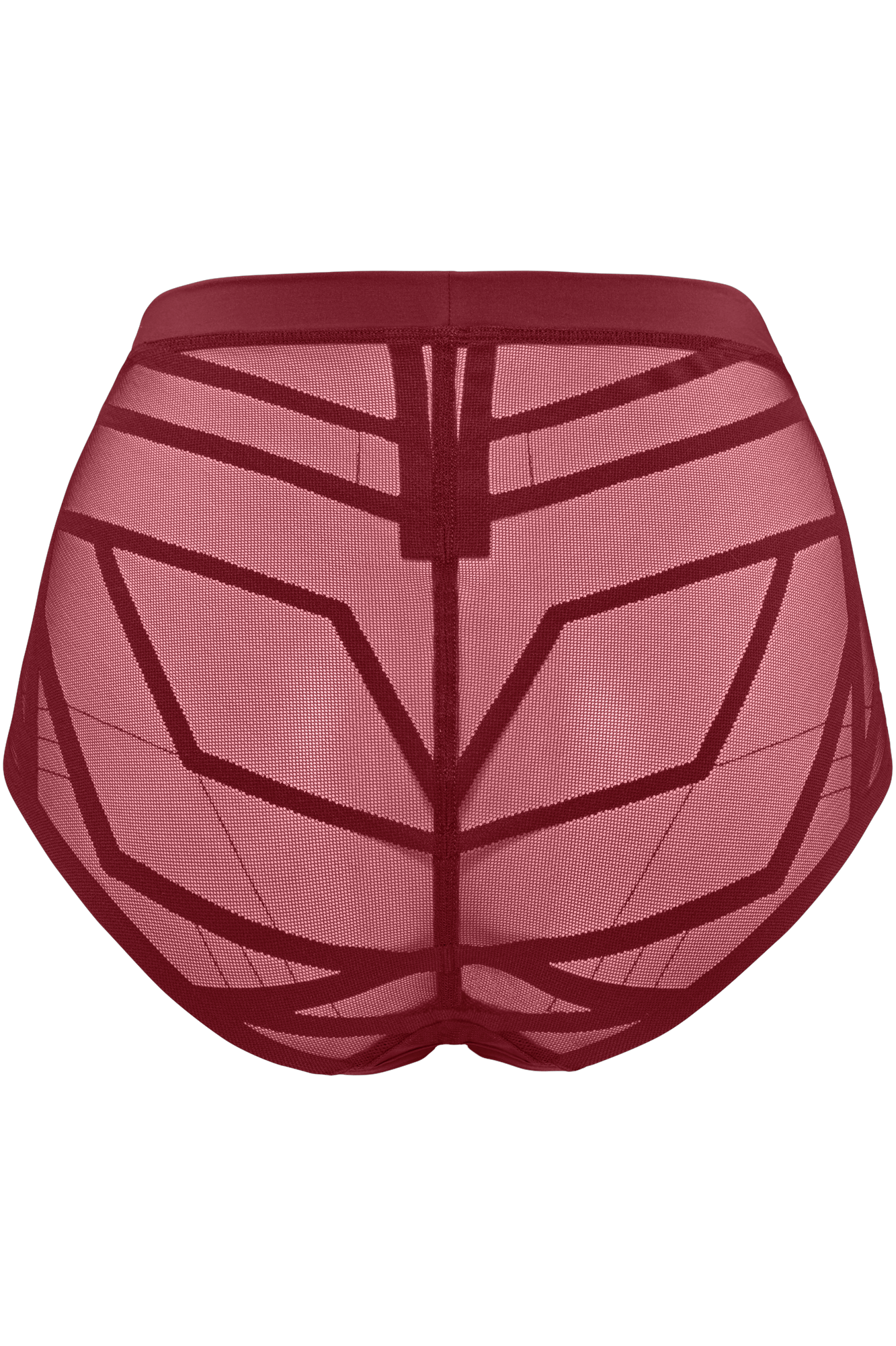 the illusionist high waist briefs | cabernet red - Blue Sky Clothing & Lingerie