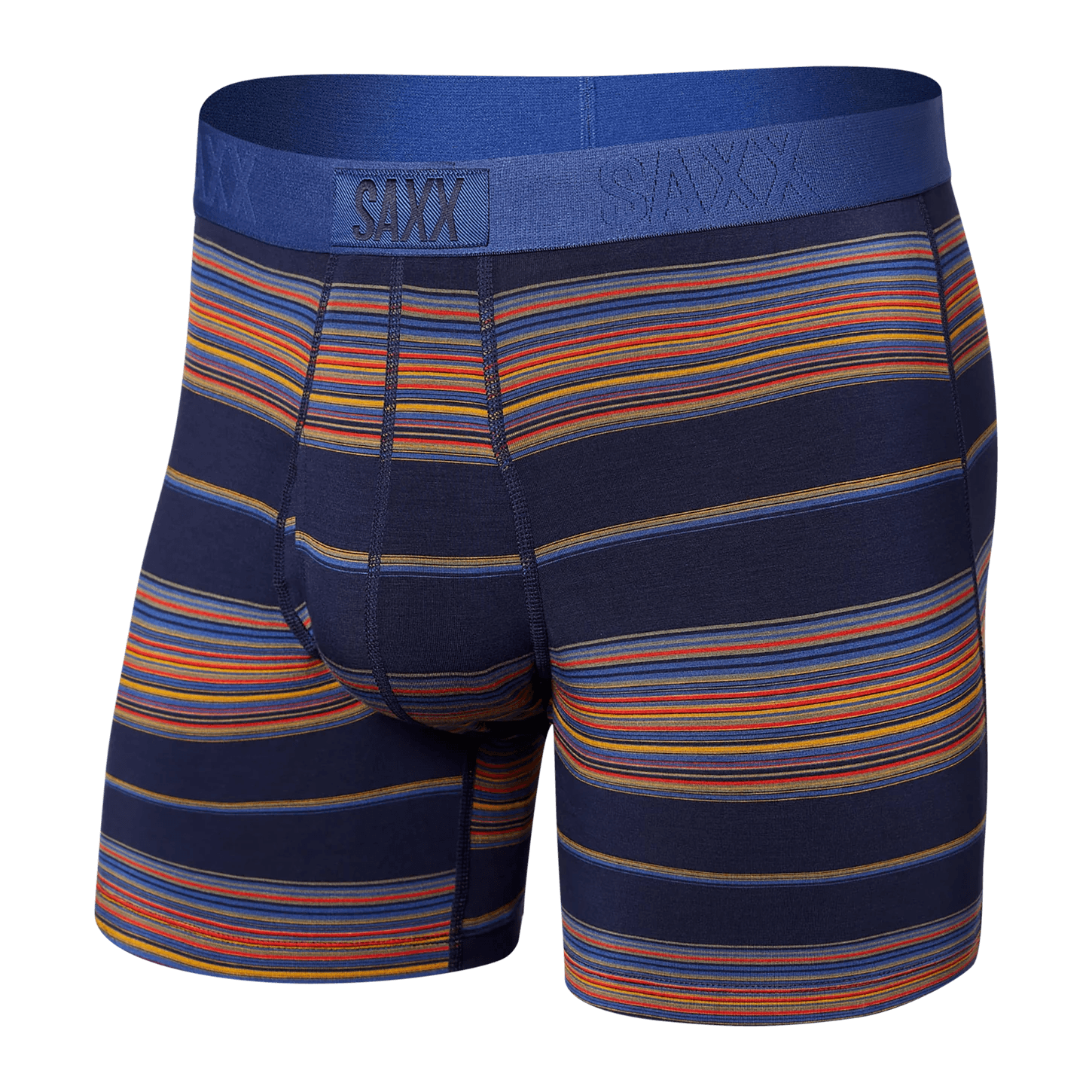 Ultra Super Soft Boxer Brief - horizon stripe navy - Blue Sky Clothing & Lingerie