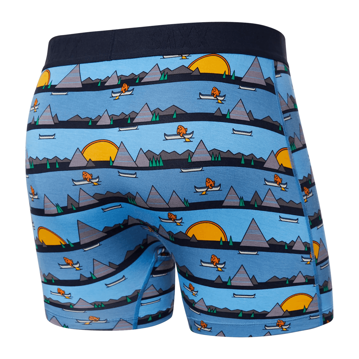 Ultra Super Soft Boxer Brief - Lazy river blue - Blue Sky Clothing & Lingerie