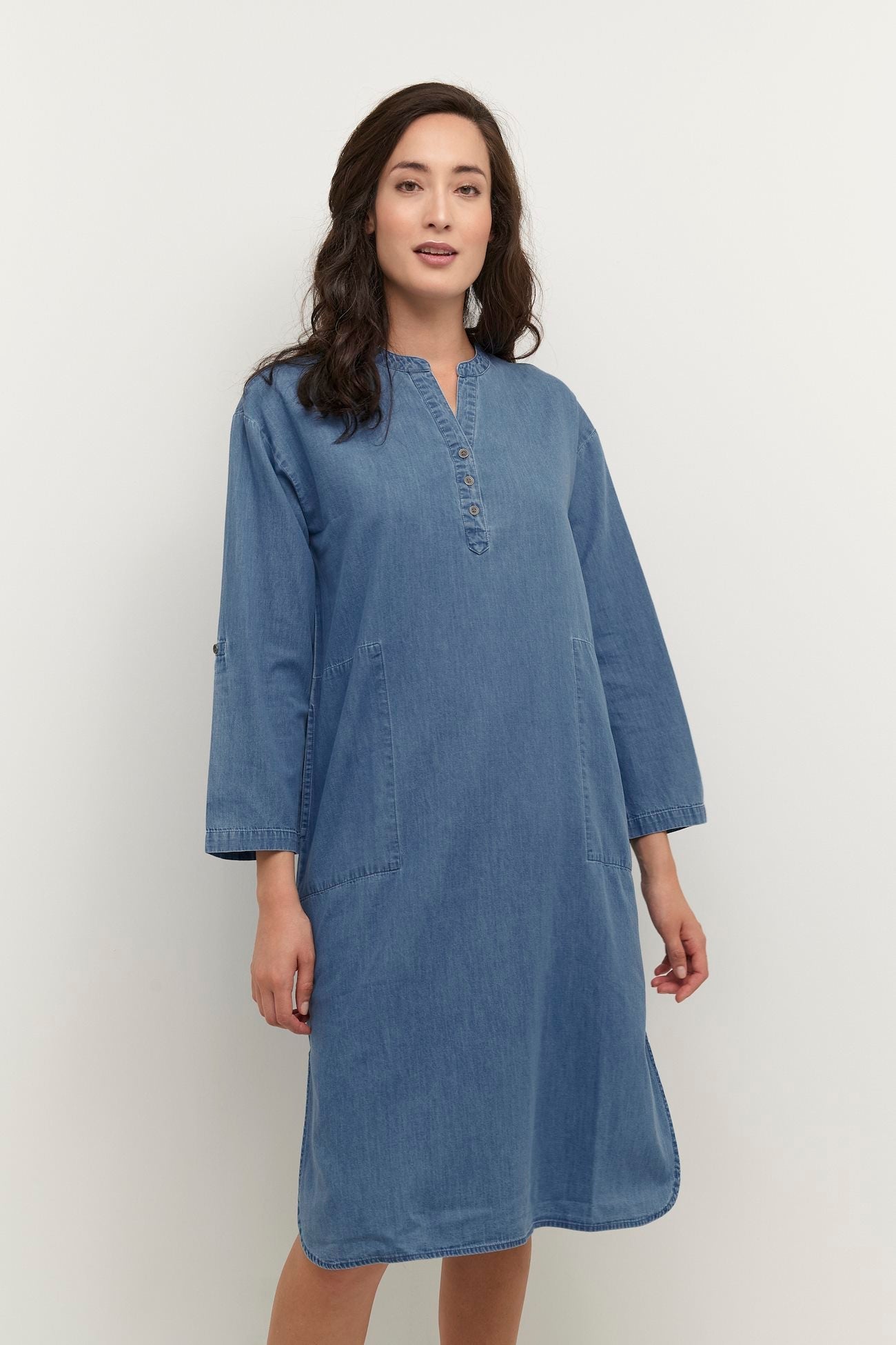 Viola Dress - Denim Blue - Blue Sky Clothing & Lingerie