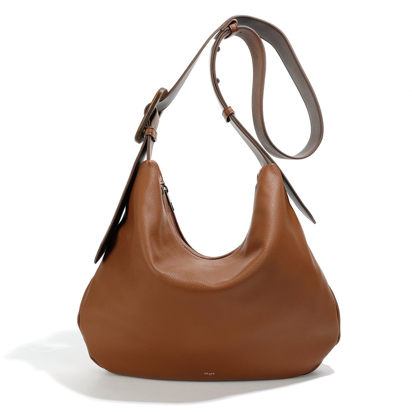 Woodland ‘Chels’ double zip messenger bag - coffee - Blue Sky Clothing & Lingerie