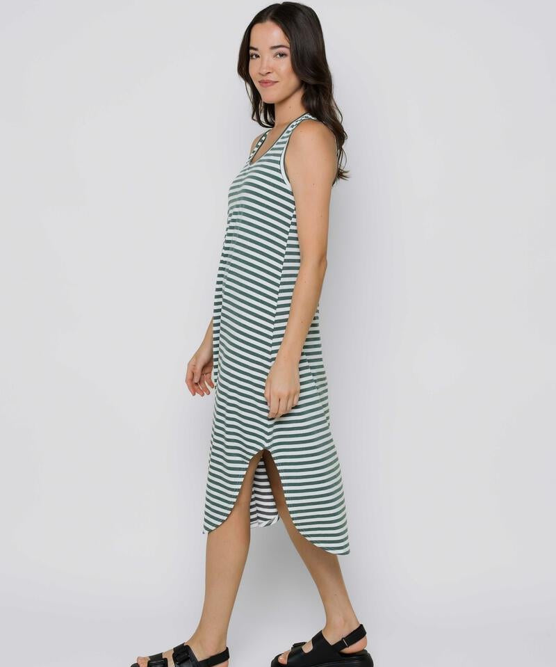 Zooey Striped Tank Dress by Orb - Blue Sky Fashions & Lingerie